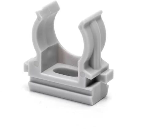 MARLANVIL 50 CLIPS MORSETTO DI FISSAGGIO PER TUBO RIGIDO GRIGIO 30 MM