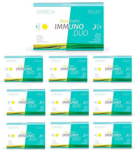 Immuno Duo Capsule Giorno Notte - Duplice Azione - 100% Naturale - Biologico - Antiossidante - Dona benessere e supporta le difese dell'organismo (Quantità 10 Unità)