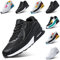 Padgene Turnschuhe Herren Sportschuhe Damen Laufschuhe Mit Dämpfung Sneakers Straßenlaufschuhe Fashion Fitness Schuhe Atmungsaktiv Leichte