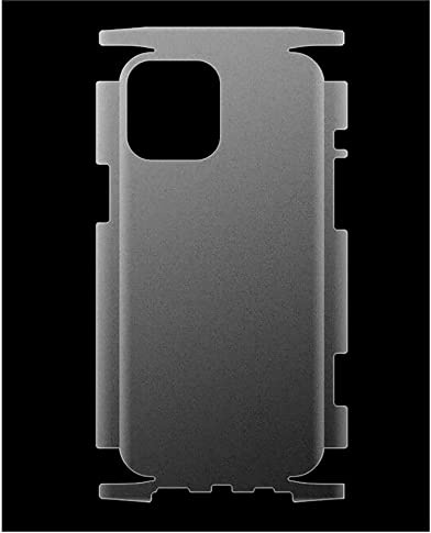 GIOPUEY Pellicola Protettiva Retro per iPhone 14 PRO, iPhone 14 PRO Retro Pellicola, TPU Morbido, Sottile, Consistenza Opaca, Bordo Protettivo - Translucent