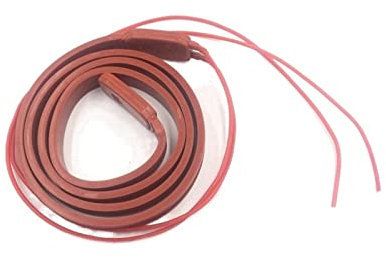Câble chauffant Fil de chauffage de voiture de tuyau d'eau sèche de 25mm 12V 24V 110V 220V câble de ceinture de bande de caoutchouc imperméable for la plaque de protection de tapis de chaleur d'envelo