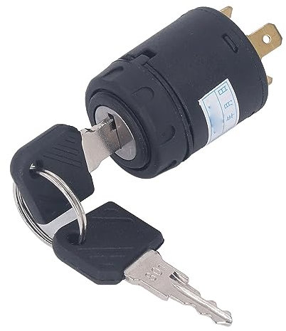 Interruptor De Encendido De Carretilla Elevadora, Interruptor De Encendido De Carretilla Elevadora Y 2 Llaves Para E16 20 335 E25 30 336 E12 15 16 324 E12 14 15 15 18 20 386 Automóvil, Carretilla Elev