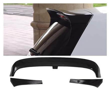 LANAZU Auto Heckspoiler für Golf 7 7.5 Rline GTI 2014 2015 2016 2017, Kofferraum Spoiler Dachspoiler Hinten Flügel Spoiler Zubehör Kofferraumspoiler,A