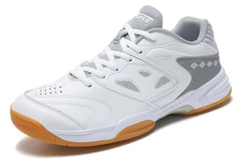 omcam Damen Badminton Tennisschuhe rutschfest Komfort Tischtennis Volleyball Sportschuhe Hallenplatz Pickleball Schuhe