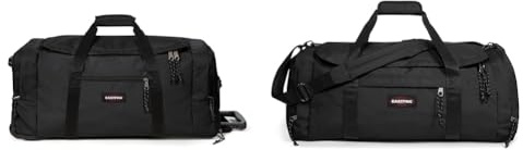 EASTPAK - Leatherface M + - Reisetasche, 68.5 x 32.5 x 34.5, 69 L, Black (Schwarz) & Reader M + - Reisetasche, 27 x 63 x 29, 51.5 L, Black (Schwarz)