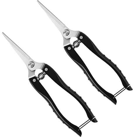 NULYLU 2pièces Sécateurs De Jardinage Cisailles à Plantes Outils De Jardinage Pour Fleurs Et Petites Plantes Usage Facile