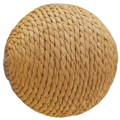 Boule de grattement de sisal naturel, boule de grattage pour chat pour interactif, grand chaton à gratter naturel, jouet interactif, jouets de balle à gratter interactifs pour chats, grosse boule pour