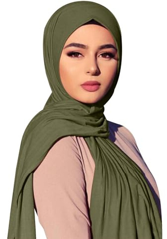 Generisch Hijab Kopftuch Damen Muslimisch - Jersey Hijab - Moderne islamische Jersey Kopftücher für Damen - Premium Jersey Qualität