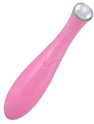 Anneome Elektrisches Vibrations-gesichtsmassagegerät Zur Entfernung Von Augenfalten Zur Straffung Der Haut Durchblutung Mit Schutzkappe Für Massagekopf Tragbar Für Unterwegs Rosa