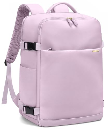 GOLF SUPAGS Mochila de Viaje Grande, Mochilas Ordenador Portatil para Hombre Mujer de 17.3 Pulgadas, Mochilas de Cabina, Mochila Equipaje de Mano (Púrpura Claro)