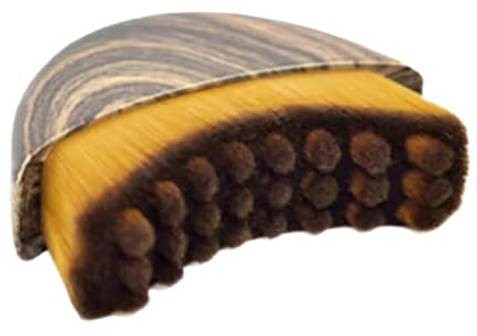 LYM-Phatic, spazzola per il viso per contouring, spazzola per il viso a secco, Lym Phatic, massaggiatore Dra-Inage, con delicata esfoliazione e luminosità, morbide setole naturali, 8 x 6 cm, per mamma