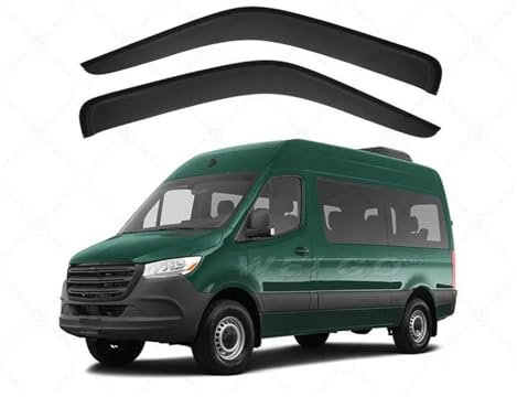 ASFDSG Windabweiser Für Mercedes-Benz Für Sprinter Für MK3-VS30 2019+ Auto Sonnenblende Seitenfenster Regenschutz Windabweiser Regenschutz
