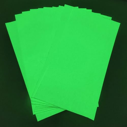 Yhenlovtt Lot de 5 rubans adhésifs lumineux pour appâts - 20 x 10 cm - Matériel artisanal pour leurres d'eau douce - Cuillères, clignotants