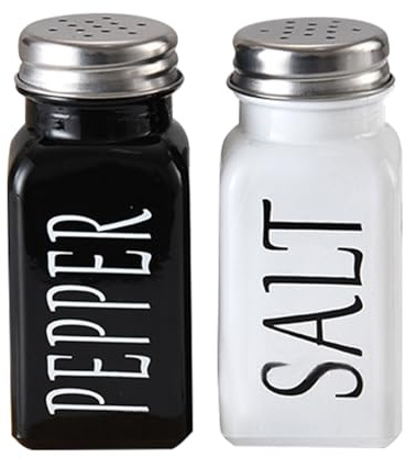 Set di Saliera e Pepiera - 80ml Accessorio da Cucina in - Due Pezzi Contenitori Per Sale E Pepe,Per Cucina Sala Da Pranzo Ristoranti Catering All Aperto Campeggio Festa Picnic