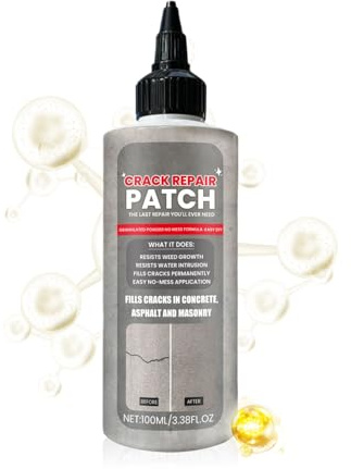 Mastic Liquide Pour Fissures En Ciment | Mastic Auto Nivelant Haute Élasticité Colle De Calfeutrage, De Réparation Pour Ciment Et Scellement,Pour Asphalte Patios Terrasses Extérieures Toits