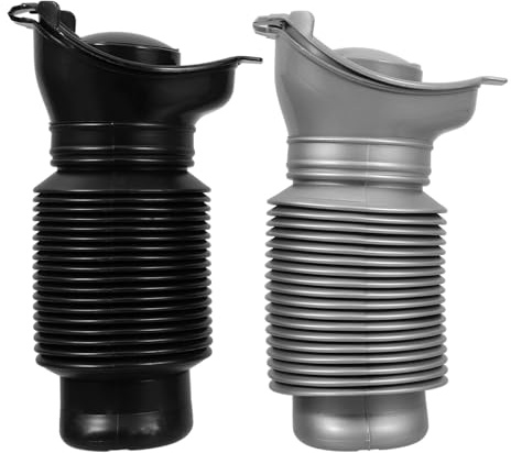 TOYANDONA 2pcs Portable Emergency Urinal Travel Pee Bottle for Car Outdoor Camping Adults Boys and Girls Collapsible Urinals for Men and Women