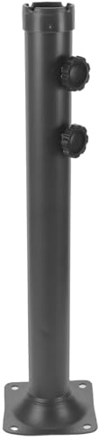 Angoily Manchon Stabilisateur de Mât de Parasol de Rechange pour Jardin et Terrasse Tube Métallique pour Parasol Support de Base de Couleur
