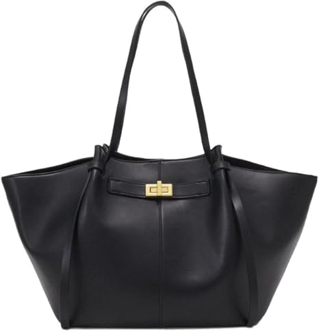Generisch Tote Bag Damen,Shopper Tasche Damen Groß,Large Shoulder Handbag Mit Abnehmbarer Schlaufe,Shopper Für College Schule Arbeit Reisen Shopping