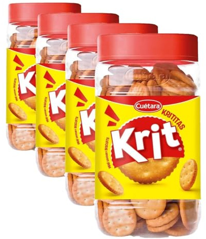 Krit Galletitas Saladas 350G (Paquete de 4)