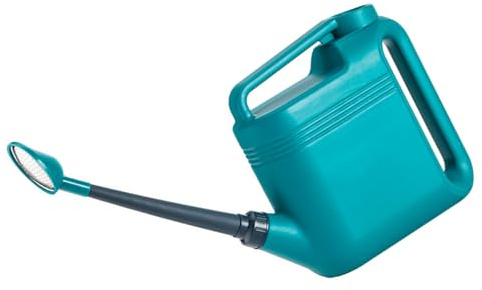 HUANGING Regadera de 5 litros con mango ergonómico de agarre cómodo para el hogar, jardín y balcón