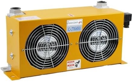 AH0608TL-CA Radiatore ad aria idraulico olio raffreddato Serie AF Radiatori idraulici in alluminio a piastre e alette 60L/MIN per principianti uso fai da te(24V)
