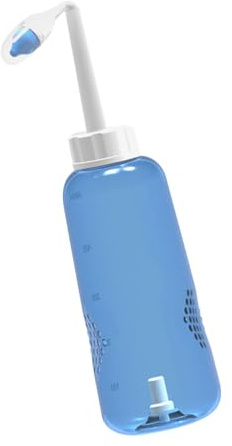 STOBAZA Nasenspülflasche 500 ml mit Zwei Düsen Bpa Frei zur Nasenspülung bei Erkältung und Verstopfter Nase für und Erwachsene