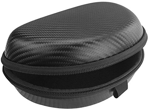 Geekria Shield Case Compatible with Logitech H600, H800, H900 and More, Replacement Protective Hard Shell Travel Carrying Bag with Cable Storage (Black)