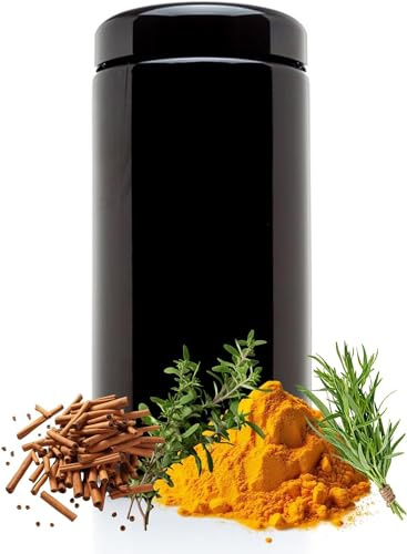 Nebula Tarro De Cristal UV | Recipiente Hermético E Inodoro | 500ml