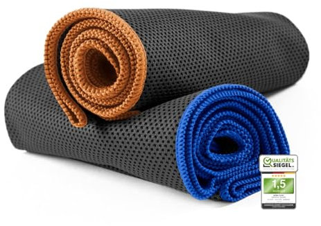 NirvanaShape 1x Kühlendes Handtuch - Mikrofaser Kühltuch als Sporthandtuch für Fitness, Yoga, Sport, Golf - Ice Towel Handtuch mit Kühlfunktion
