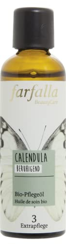 farfalla Calendula Bio-Pflegeöl | beruhigendes Babyöl | 15 ml | Beruhigendes & schützendes Hautöl | für empfindliche Haut | zur Babyhautpflege | 100% zertifizierte Naturkosmetik