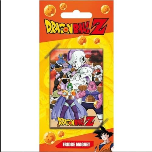 Dragon Ball Z Kühlschrankmagnet (Villains Looming Design) – offizieller Merchandise-Artikel