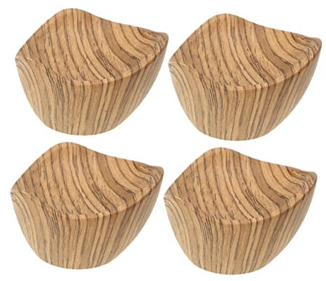 BESTonZON 4 Stück Topfdeckelgriff Aus Holzmaserung AMC Töpfe Ersatzteile Topfgriff Knopf Glastöpfe Ersatzknöpfe Für Topfdeckel Topfgriffknopf Deckelknopf Universal- Bakelit Universalpfanne