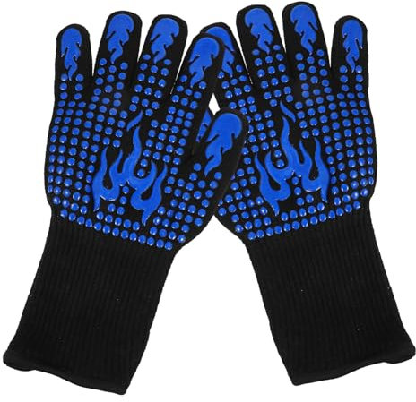 Happyyami Outdoor-Handschuhe 1 Paar Grillhandschuhe aus Silikon Fäustlinge Kinder Küchenhandschuhe Silikonhandschuhe e Handschuhe Stricken Silikon- Rutschfester Handschuh Kuchen Herd
