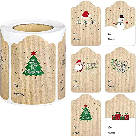Dekorationen Siegel Praktische Ornament Geschenketiketten Frohe Weihnachten Aufkleber Festival Versiegelung Umschlag Geschenketiketten Dekorative Aufkleber Weihnachten Siegel Aufkleber Rechteck