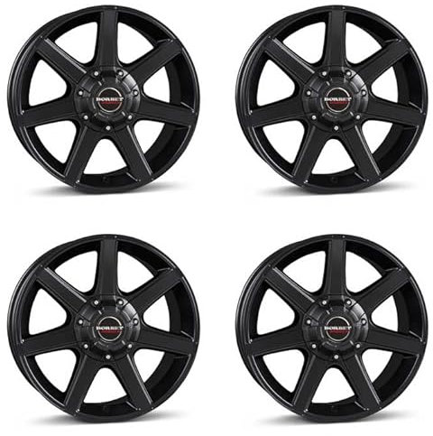 4x Borbet Felgen CWE 7.0x16 ET35 5x120 black matt kompatibel mit VW Amarok T5 T6