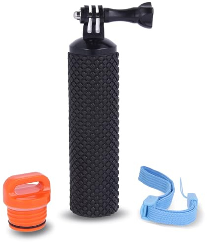 Perche à Selfie Flottante Bobber pour GOPRO, bouée Universelle pour caméras de Sport, Orange - Noir