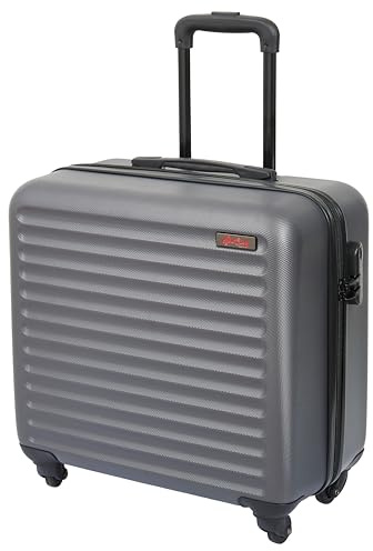 Sew Easy Sewing Machine Trolley – 3.5kg Carry On Hardshell Suitcase, Rolling Sewing Machine Case on 4 Wheels, Lockable Padded Carrying Case for Sewing Machines, 24 x 44 x 46cm