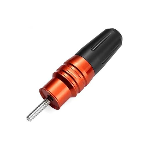 BDDXWSM Motorrad-Sturzpad-Schutz, Auspuffschieber, Absturzsicherung, Zubehör Aus Aluminium Für Kawasaki Z250/Z300/Z800/Z750 Rahmen-Sturzpads(Orange)