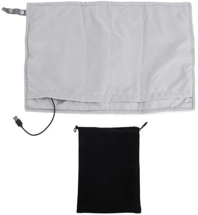 USB-Heizdecke, Schnelles Heizkissen mit USB-Stecker, 5 V, Tragbar, Beheizte Reisedecke, Polster für Hände, Füße, Knie, Bauch, Weich, Warm, Waschbar, Geeignet für Männer und