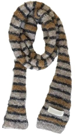 NVOQILIN Strickschal für Damen, langer, schmaler Gürtel, Krawatte, Halstuch, Mädchen, Foto-Requisiten, langes Halstuch, schmaler Schal