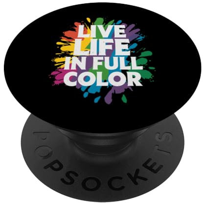 Holi Festival of Colors Poudre vibrante pour fête indienne PopSockets PopGrip Adhésif