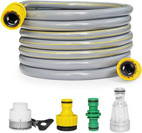 10M Suction Hose with Quick Coupling & Filter for Pressure Washer Karcher K2-K7 Series & Bosch AQT Series