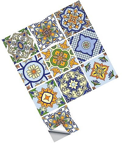 SHINEOFI 10 Stück Simulierte Fliesenaufkleber Wandaufkleber Klebriger Backsplash Grüne Fliesenaufkleber Kleben Sie Auf Fliesen Wasserdicht Vinyl Wandtattoos Klein Weiße Stabfliesen Deko Pvc