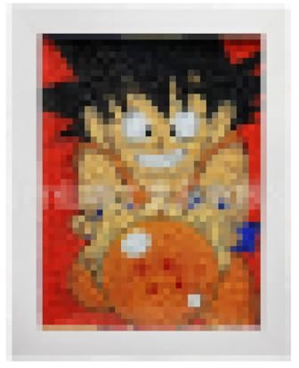 AEIXYA Diamond Painting Kinder Junge Anime Bilder, Bastelset 5D Diamant Painting Mit Rahmen Kreative Geschenke Für Mädchen Und Jungen, Diamond Painting Dragon-Wukong17X22 Cm