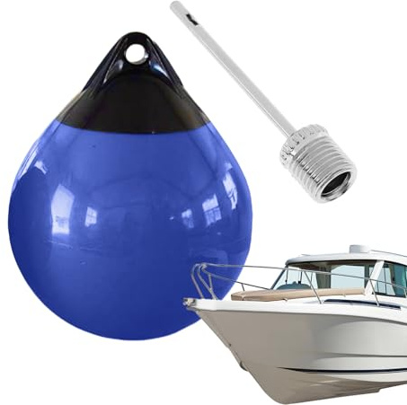 Nevalerra Boat Buoy, Inflatable Marine , 25 x 30 cm, Portable PVC Material, UV Resistant | Durable Pier Protection Buoy for Boats, Yachts, B