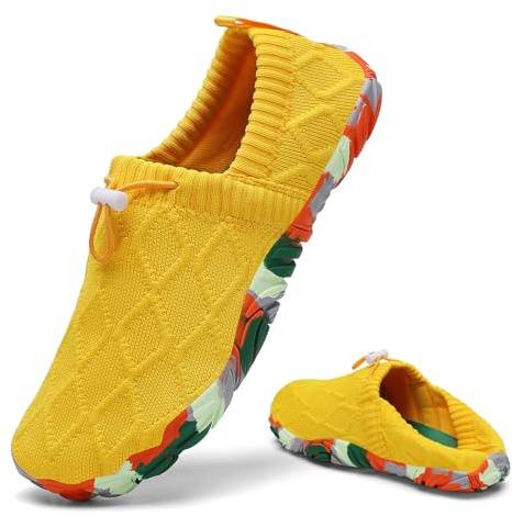 SAGUARO Unisex Zapatillas Barefoot Slip-On – Zapatillas sin Cordones con Puntera Ancha para Uso Diario, Tiempo Libre y Caminar, Gr.36-48