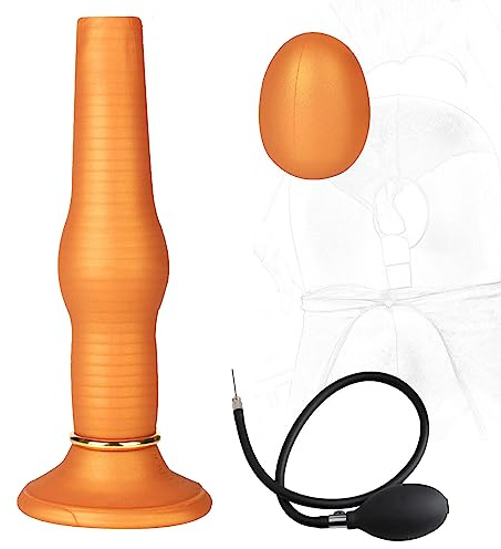 HTdangT Plug Anale In Silicone Con Ovopositore E Modelli Di Uova, Tappo Anale Con Palla Di Sputo E Pompa Manuale Gonfiabile, Stimolazione Della Prostata, Dildo Anale Multiuso, Giocattolo Sessuale