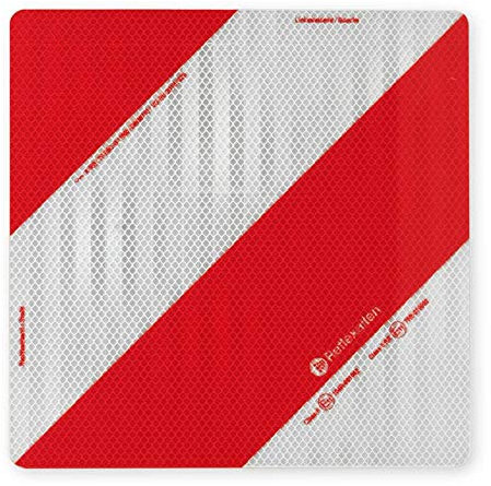 Kleine Nachtparkwarntafel Stahlblech starr 282 x 282 mm Parkwarntafel Warntafel links- oder rechtsweisend