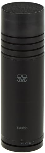 Aston Microphones Stealth Broadcast - Micrófono de Condensador cardioide de Calidad para Estudio/micrófono en Vivo