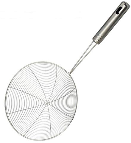 wufeng Solide araignée Passoire Skimmer Louche Ustensile de Cuisine en Acier Inoxydable Outil Frites Poisson ustensiles Frying